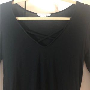 Black v neck